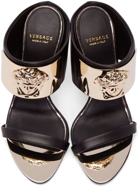 medusa medusa versace|Versace Medusa detail round heels.